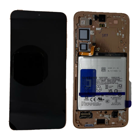 Samsung Galaxy S24 PLUS Complete LCD with Frame in Orange — Service Pack (SVC) [GH82-33412G-KIT]