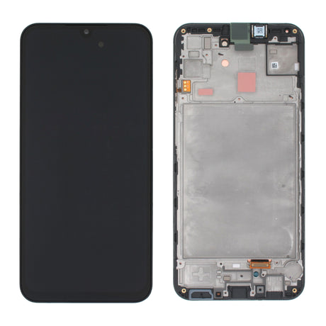Samsung Galaxy A15 4G/5G (SM-A156E) Complete LCD with Frame in Black — Service Pack (SVC) [GH82-33638A]