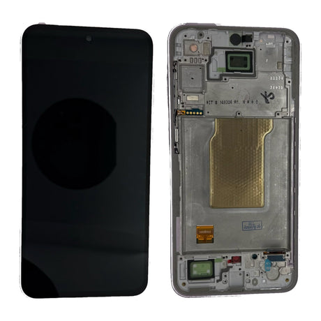 Samsung Galaxy A35 (SM-A356B) Complete LCD with Frame in Violet — PreAssembled (PA) [GH82-34221C]