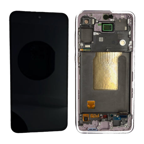 Samsung Galaxy A55 (SM-A556B) Complete LCD with Frame in Violet — PreAssembled (PA) [GH82-34305C-RPA]