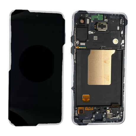 Samsung Galaxy A55 (SM-A556B) Complete LCD with Frame in Black — Genuine PreAssembled (GPA) [GH82-34307A-GPA]