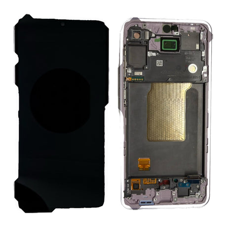 Samsung Galaxy A55 (SM-A556B) Complete LCD with Frame in Violet — Genuine PreAssembled (GPA) [GH82-34307C-GPA]