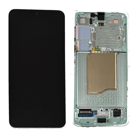 Samsung Galaxy S25 (SM-S931B) Complete LCD with Frame in L.Green — Genuine PreAssembled (GPA) [GH82-36329B]