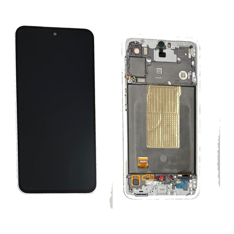 Samsung Galaxy A56 (SM-A566B) Complete LCD with Frame in Gray — Service Pack (SVC) [GH82-36829B-SVC]