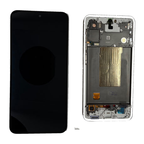 Samsung Galaxy A56 (SM-A556B) Complete LCD with Frame in Gray — Genuine PreAssembled (GPA) [GH82-36829B]
