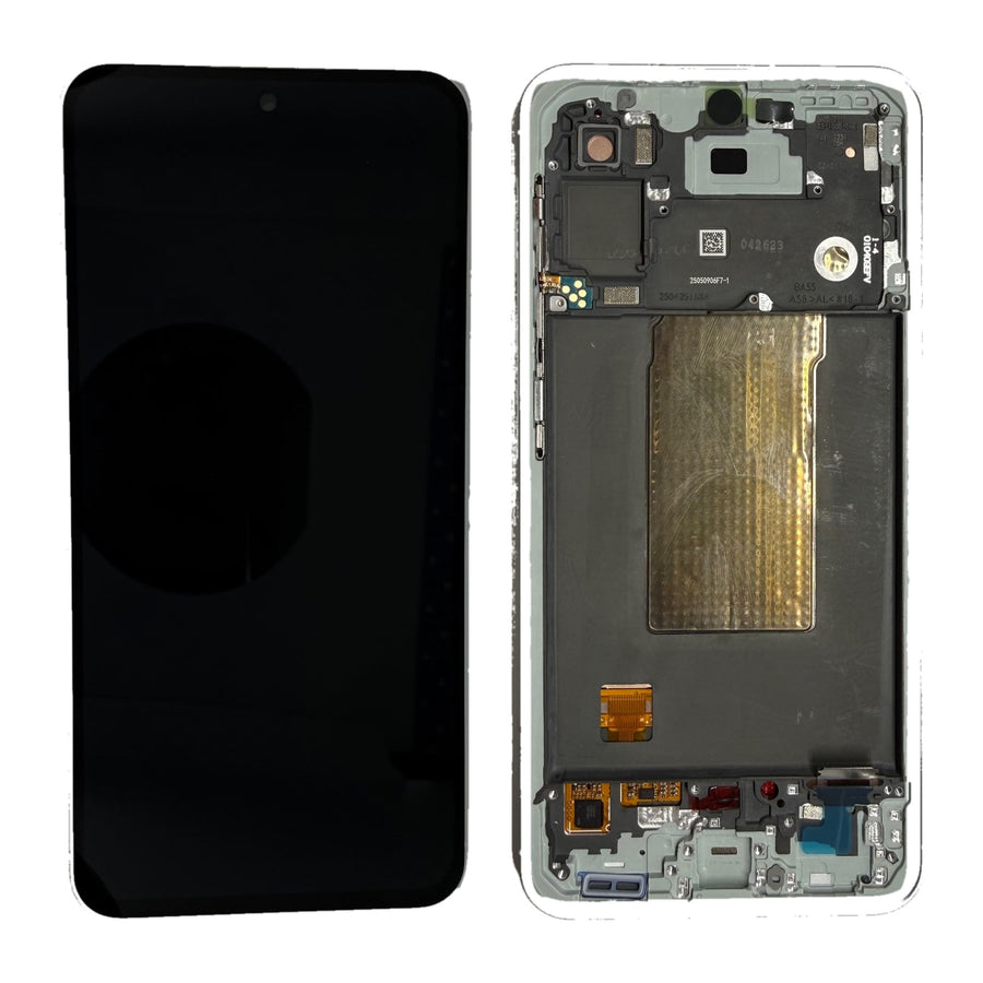 Samsung Galaxy A56 (SM-A566B) Complete LCD with Frame in Green — Service Pack (SVC) [GH82-36829C-SVC]