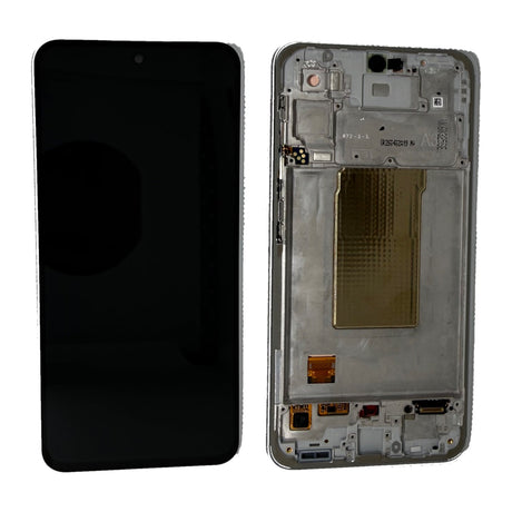 Samsung Galaxy A36 (SM-A366B) Complete LCD with Frame in Gray — Service Pack (SVC) [GH82-36841B]