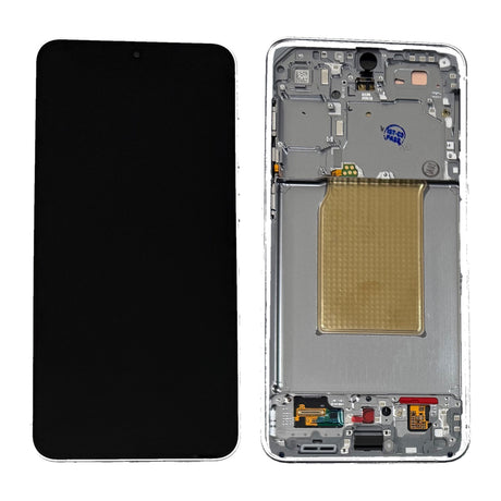 Samsung Galaxy S25 FE (SM-S731B) Complete LCD with Frame in Black — Service Pack (SVC) [GH82-38431A-SVC]