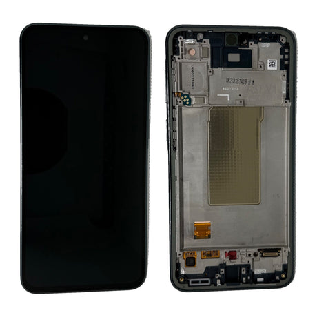 Samsung Galaxy A37 (SM-A376B) Complete LCD with Frame in Dark Green — Service Pack (SVC) [GH82-39232B]