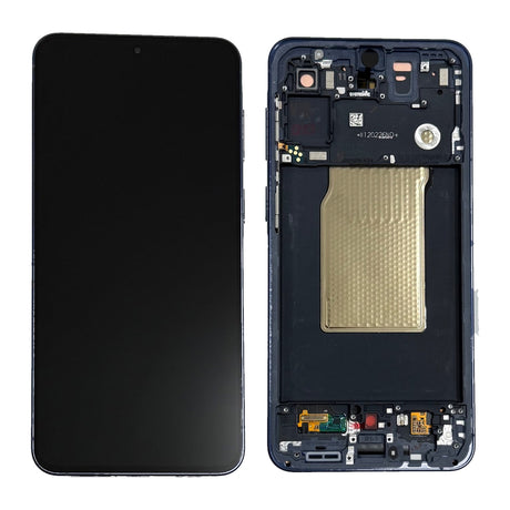 Samsung Galaxy A57 (SM-A576B) Complete LCD with Frame in Dark Blue — Genuine PreAssembled (GPA) [GH82-39284B-GPA]