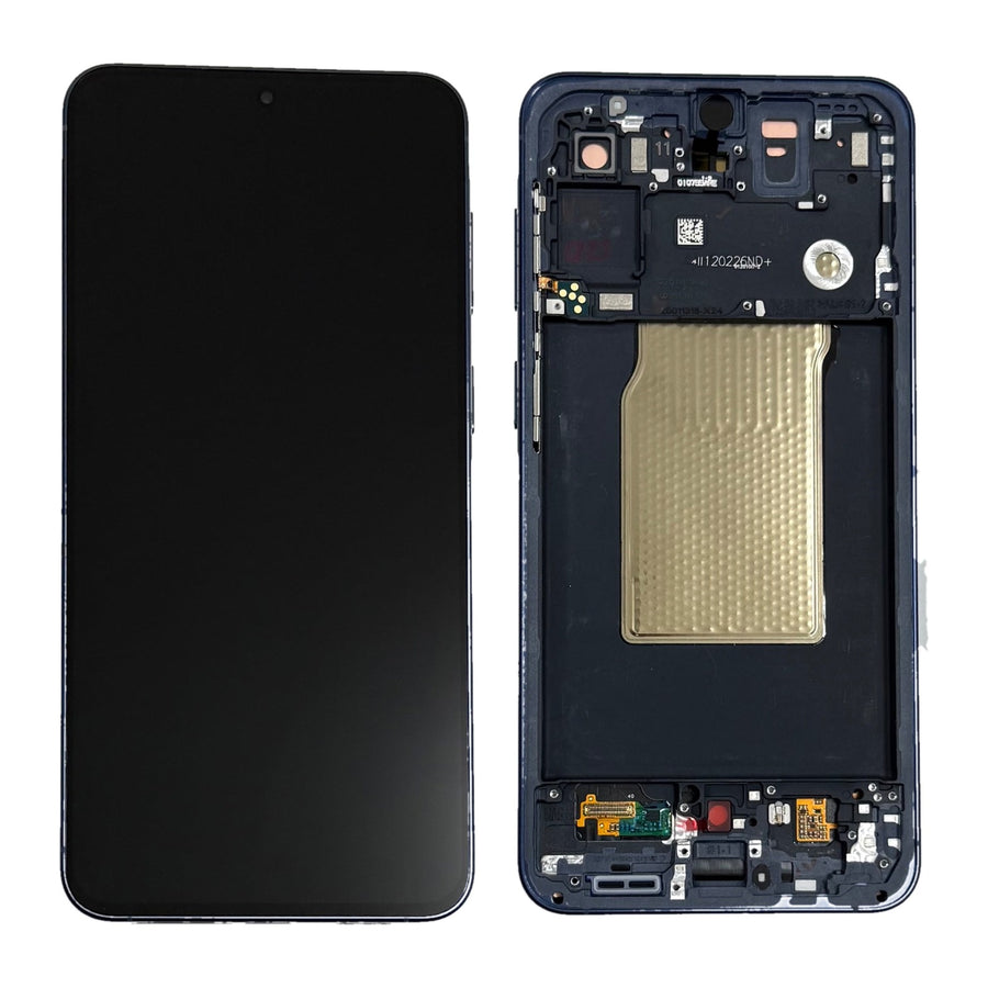 Samsung Galaxy A57 (SM-A576B) Complete LCD with Frame in Dark Blue — Genuine PreAssembled (GPA) [GH82-39284B-GPA]