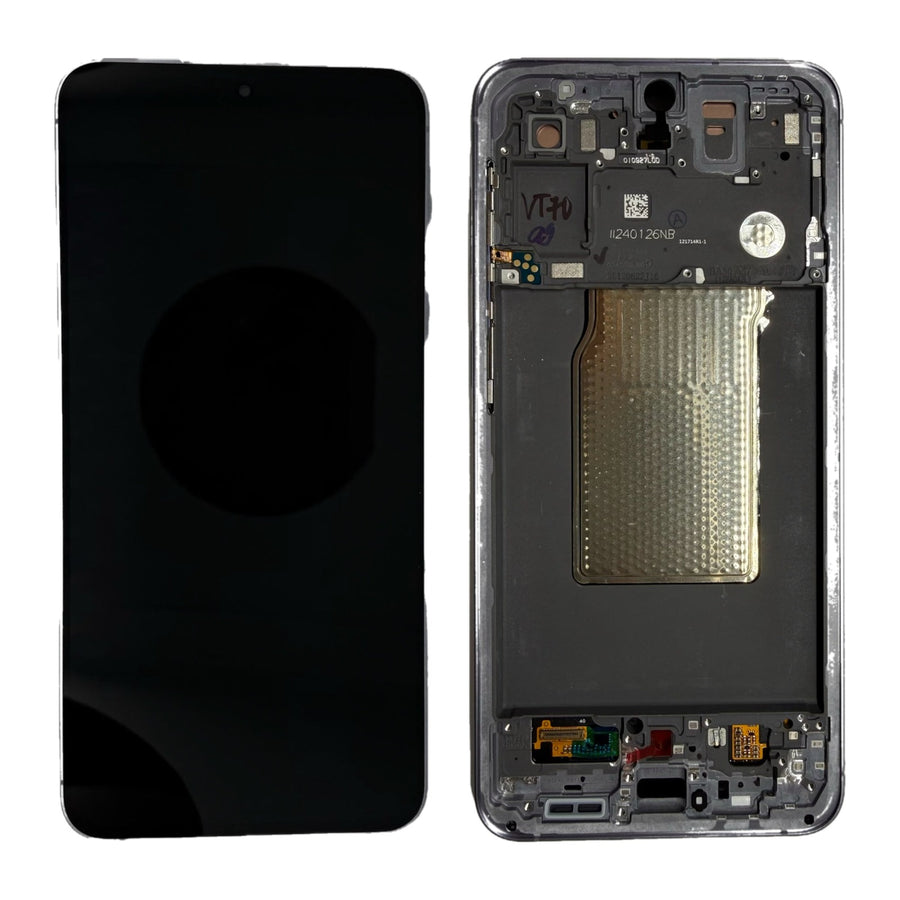 Samsung Galaxy A57 (SM-A576B) Complete LCD with Frame in Gray — Service Pack (SVC) [GH82-39285A-SVC]