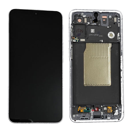Samsung Galaxy A57 (SM-A576B) Complete LCD with Frame in Gray — Genuine PreAssembled (GPA) [GH82-39285A]