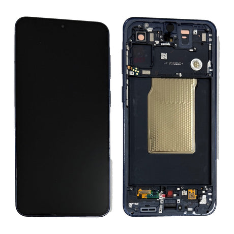 Samsung Galaxy A57 (SM-A576B) Complete LCD with Frame in Dark Blue — Service Pack (SVC) [GH82-39285B-SVC]