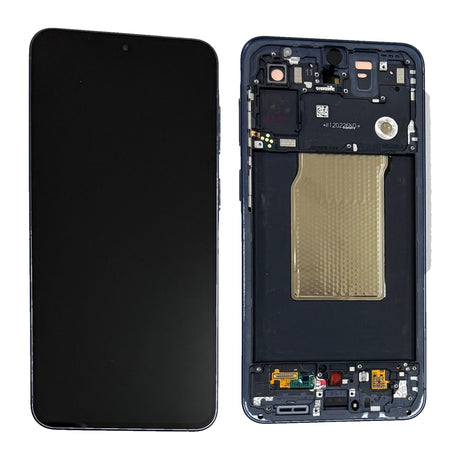 Samsung Galaxy A57 (SM-A576B) Complete LCD with Frame in Dark Blue — PreAssembled (PA) [GH82-39285B]