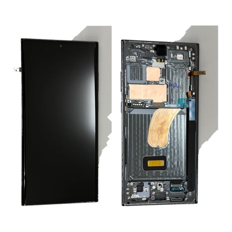 Samsung Galaxy S23 ULTRA (SM-S918B) Complete LCD with Frame in Green — PreAssembled (PA) [GH96-15833C]