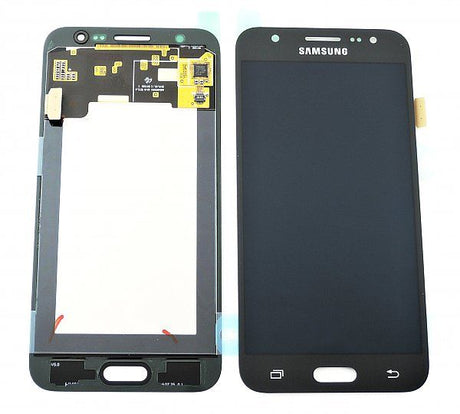 Samsung Galaxy J5 2015 (SM-J500F) Complete LCD with Frame in Black — Service Pack (SVC) [GH97-17667B]