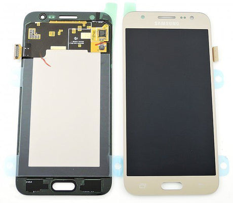 Samsung Galaxy J5 2015 (SM-J500F) Complete LCD with Frame in Gold — Service Pack (SVC) [GH97-17667C]