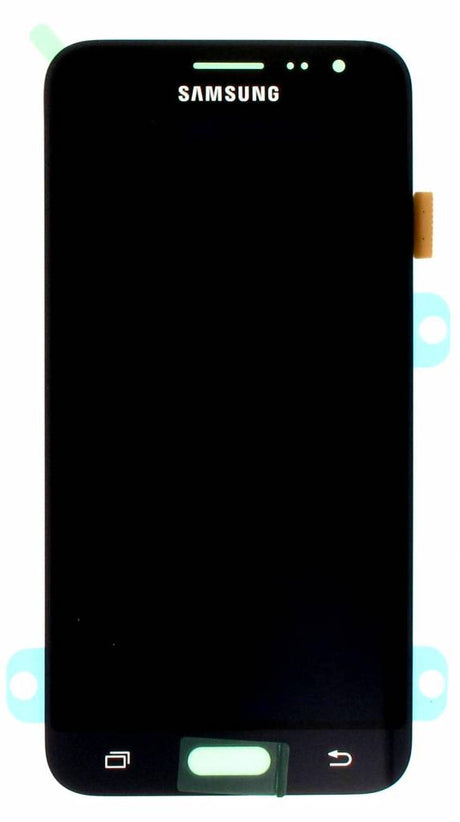 Samsung Galaxy J3 2016 (SM-J320F) Complete LCD with Frame in Black — Service Pack (SVC) [GH97-18748C]