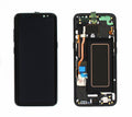 Samsung Galaxy S8 (SM-G950F) Complete LCD with Frame in Blac - GH97-20457A