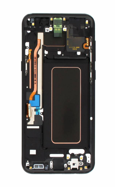 Samsung Galaxy S8 PLUS (SM-G955F) Complete LCD with Frame in Black — Service Pack (SVC) [GH97-20564A]
