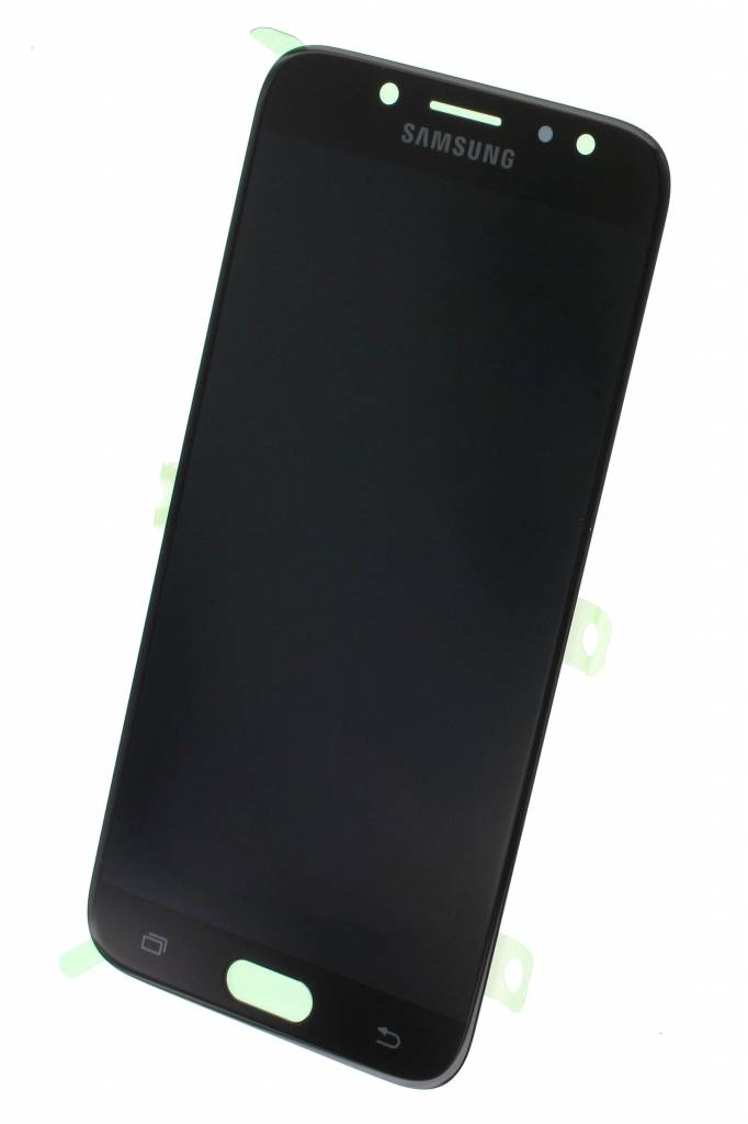 Samsung Galaxy J7 2017 (SM-J730F) Complete LCD with Frame in Black — Service Pack (SVC) [GH97-20736A]