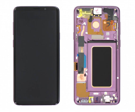 Samsung Galaxy S9 PLUS (SM-G965F) Complete LCD with Frame in Purple — Service Pack (SVC) [GH97-21692B]