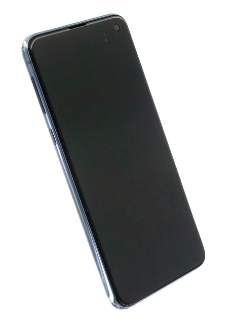 Samsung Galaxy S10e (SM-G970F) Complete LCD with Frame in Black — Service Pack (SVC) [GH82-18852A]