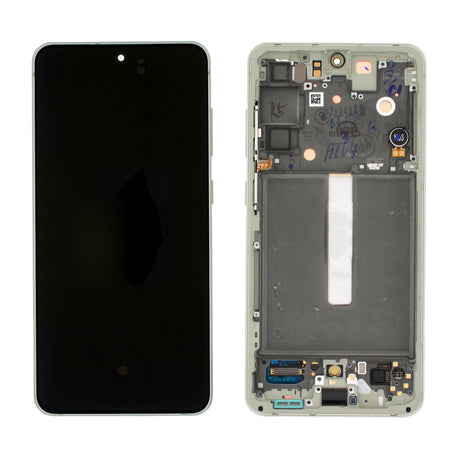 Samsung Galaxy S21 FE (SM-G990F) Complete LCD with Frame in Green — Service Pack (SVC) [GH82-26414C]