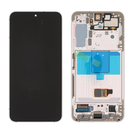 Samsung Galaxy S22 (SM-S901B) Complete LCD with Frame in Violet — Service Pack (SVC) [GH82-27520F]
