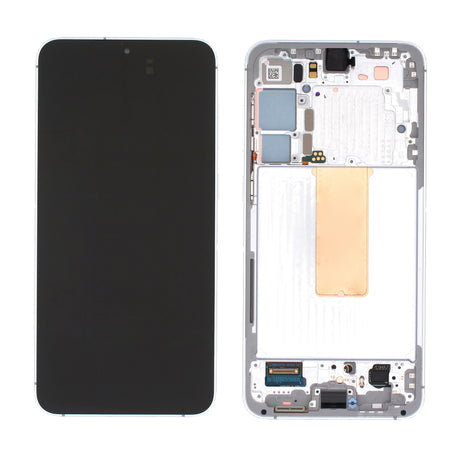 Samsung Galaxy S23 PLUS (SM-S916B) Complete LCD with Frame in Light Grn — Genuine PreAssembled (GPA) [GH82-30476F]