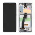 Samsung Galaxy S20 (SM-G981B) Complete LCD with Frame in Whi - GH82-31432B