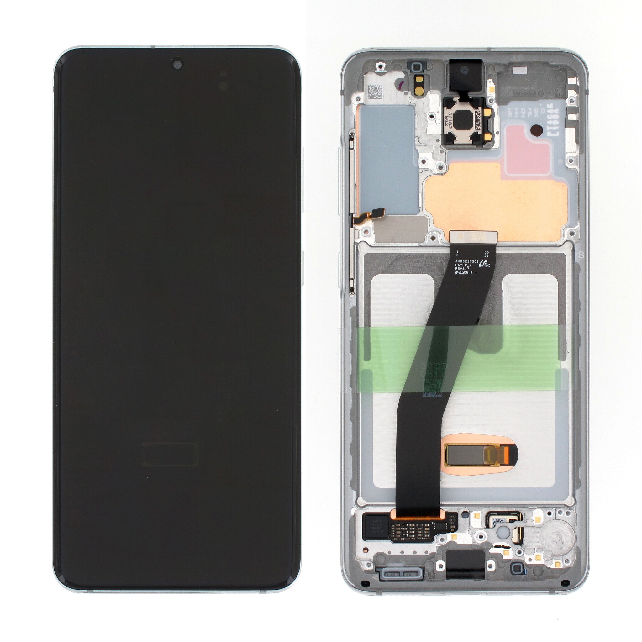 Samsung Galaxy S20 (SM-G981B) Complete LCD with Frame in Whi - GH82-31432B
