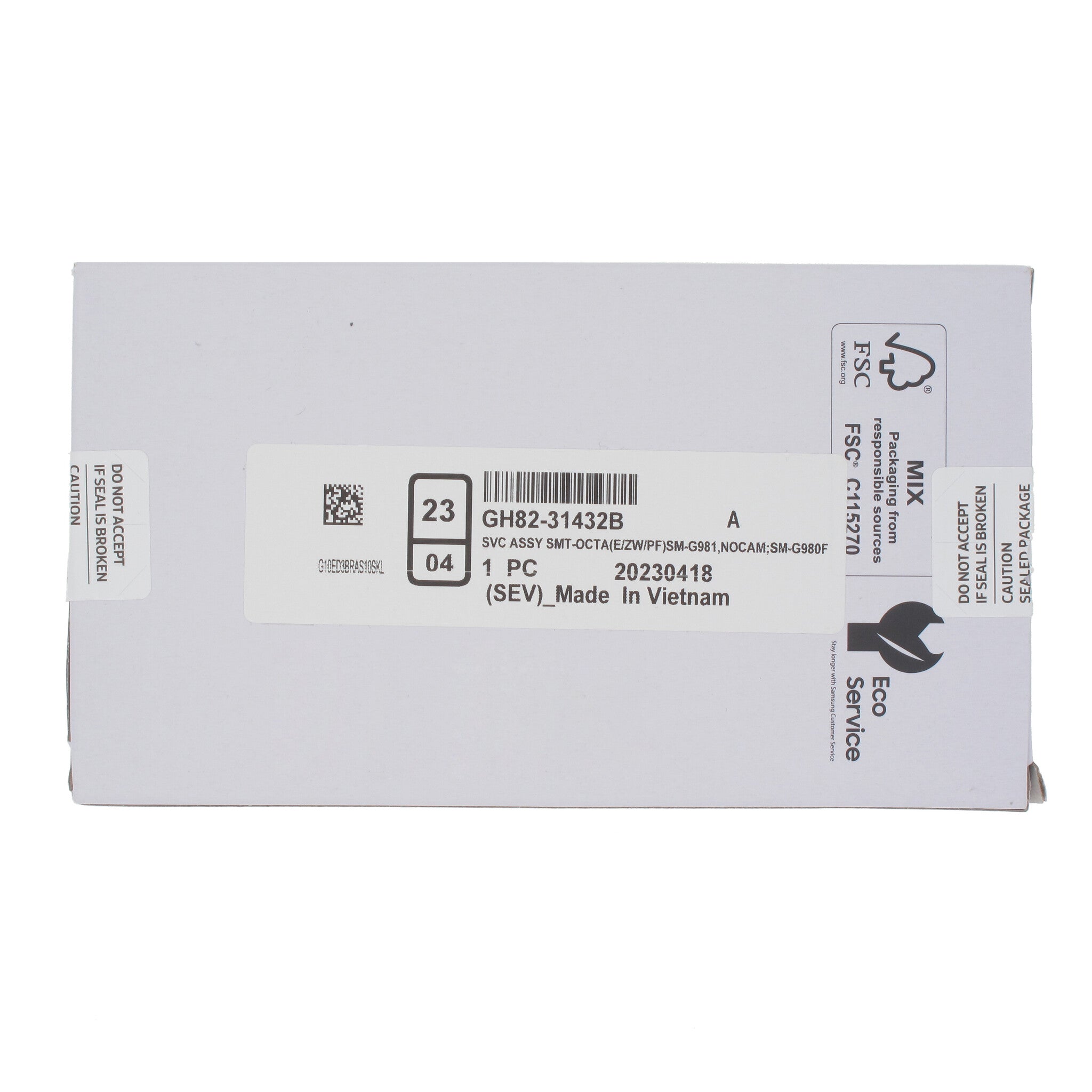 Samsung Galaxy S20 (SM-G981B) Complete LCD with Fr angle 2