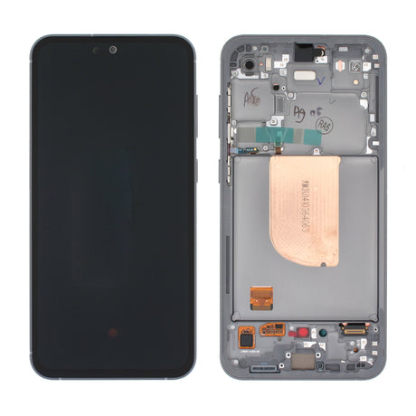 Samsung Galaxy S23 FE (SM-S711B) Complete LCD with Frame in Black — Genuine PreAssembled (GPA) [GH82-32854A]