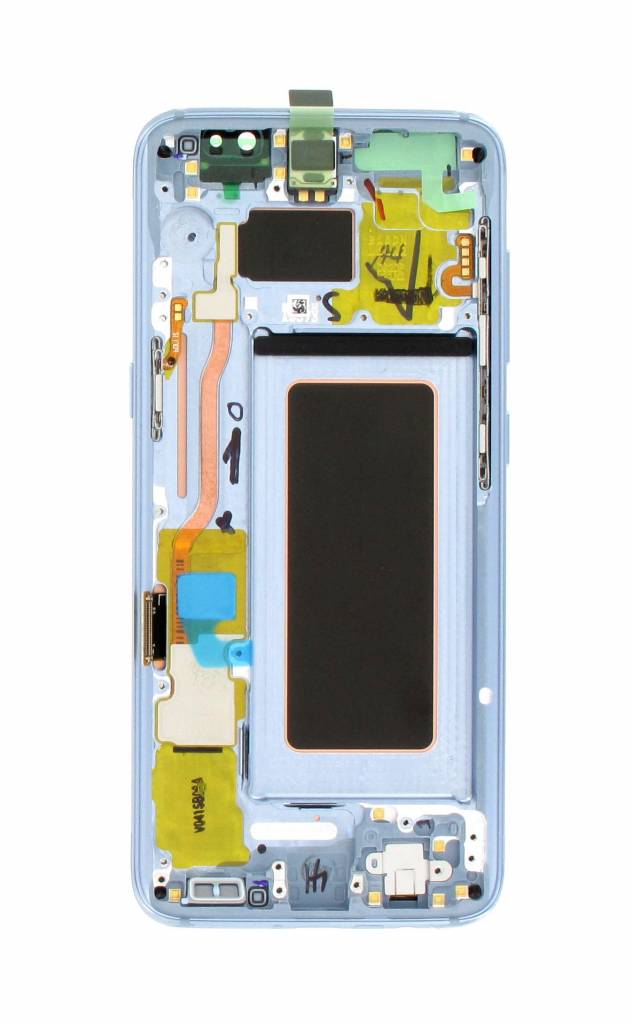 Samsung Galaxy S8 (SM-G950F) Complete LCD with Frame in Blue — Service Pack (SVC) [GH97-20457D]