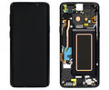 Samsung Galaxy S9 (SM-G960F) Complete LCD with Frame in Blac - GH97-21696A
