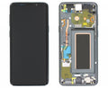Samsung Galaxy S9 (SM-G960F) Complete LCD with Frame in Grey - GH97-21696C