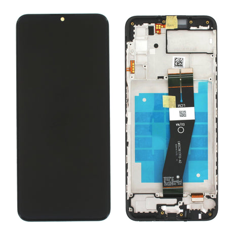 Samsung Galaxy A03s EU (SM-A037Gv1) Complete LCD with Frame in Black — Service Pack (SVC) [GH81-21233A]