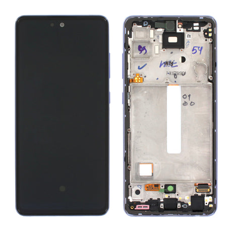 Samsung Galaxy A52 (SM-A526B) Complete LCD with Frame in Violet — Service Pack (SVC) [GH82-25524C]