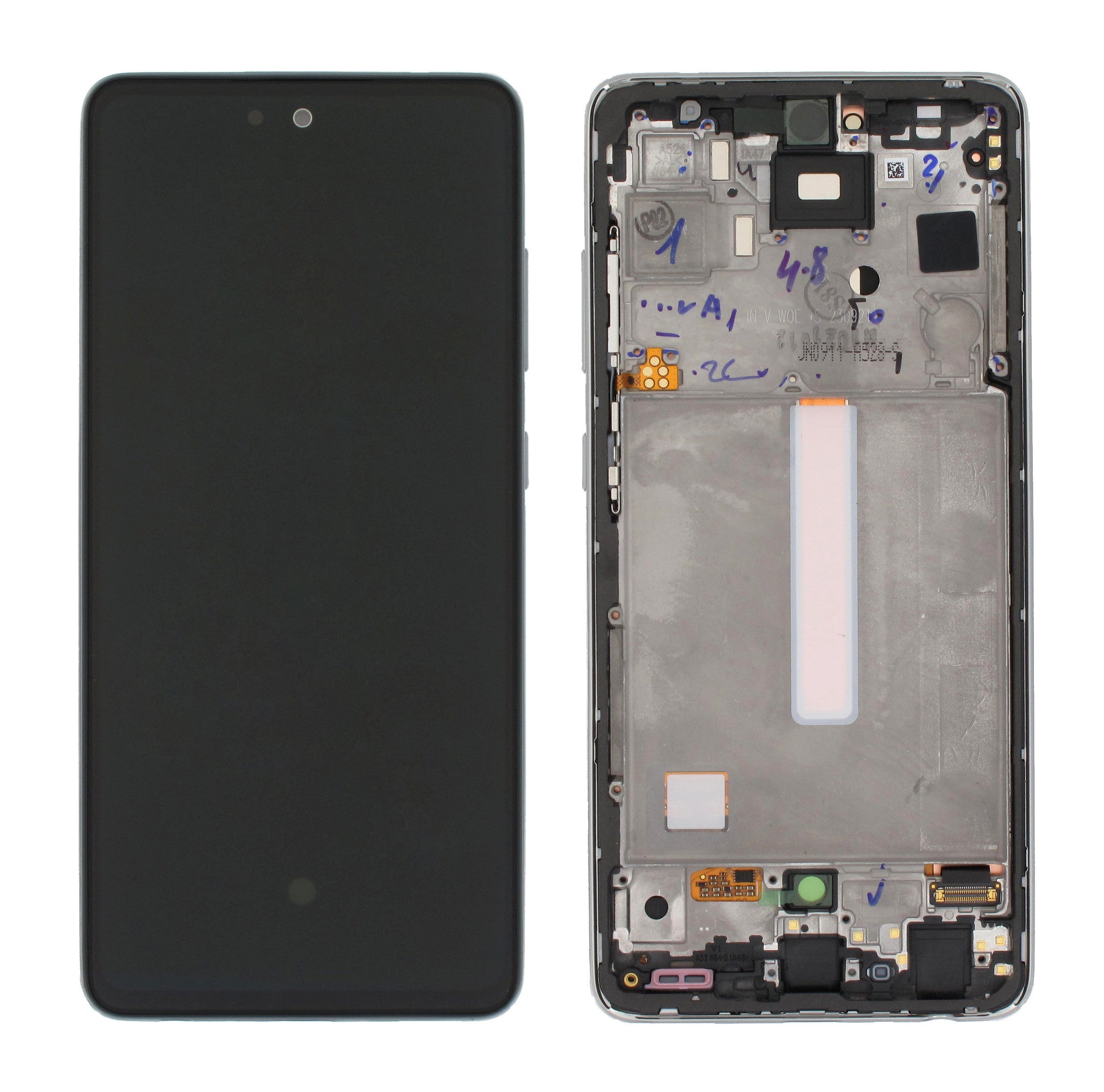 A52s White LCD with Frame — GH82-26861D