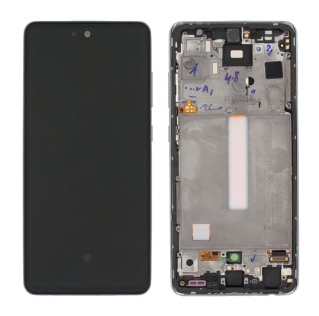 Samsung Galaxy A52s (SM-A528B) Complete LCD with Frame in White — Service Pack (SVC) [GH82-26861D]