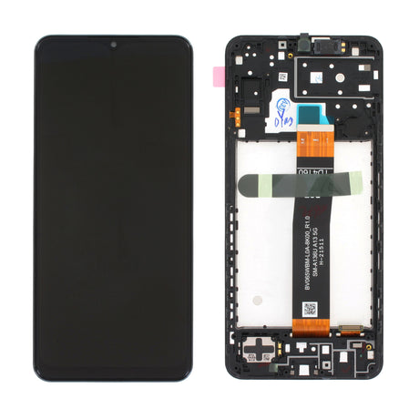 Samsung Galaxy A13 5G NON EU (SM-A136F) Complete LCD with Frame in Black — Service Pack (SVC) [GH82-29077A]