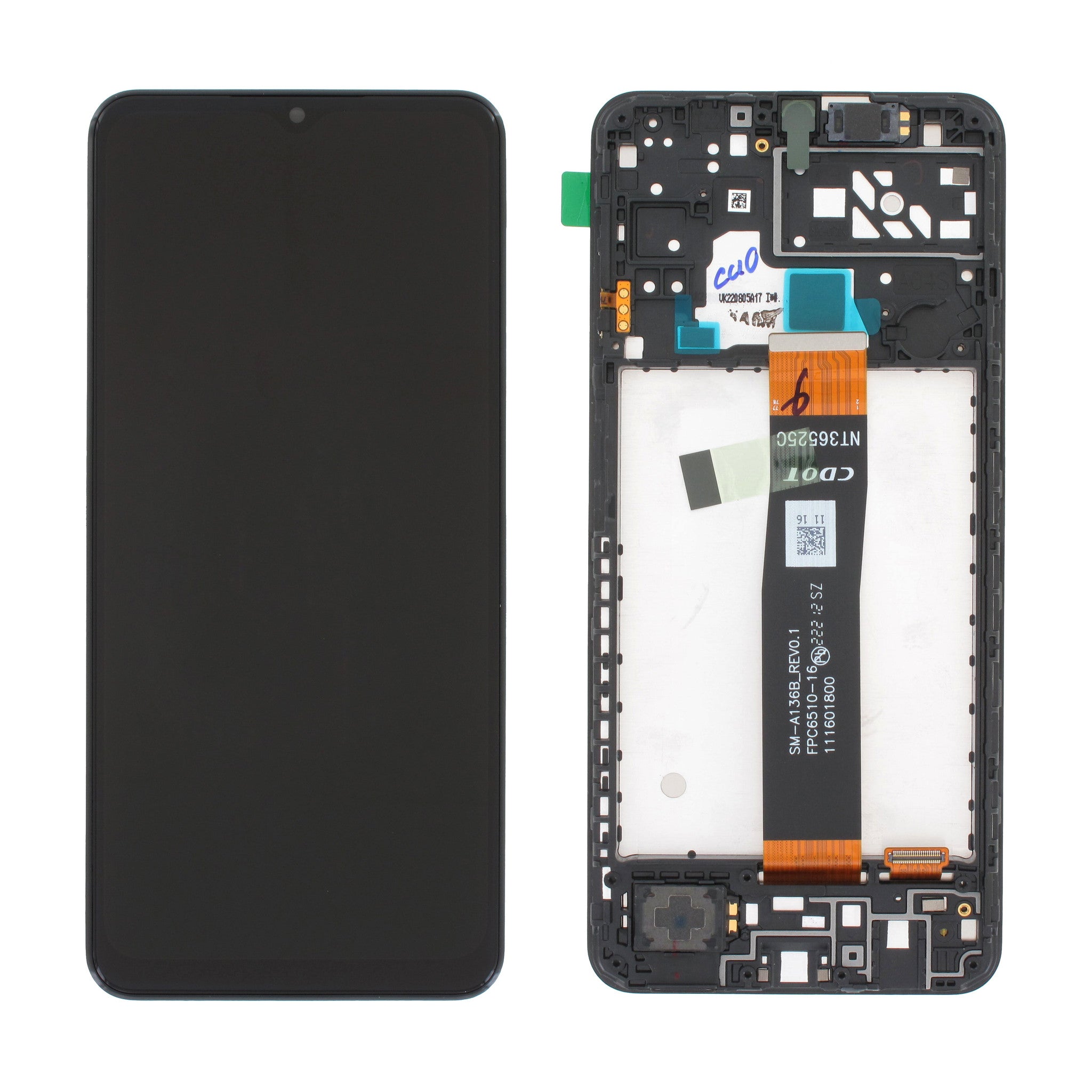 A04s Black LCD with Frame — GH82-29805A