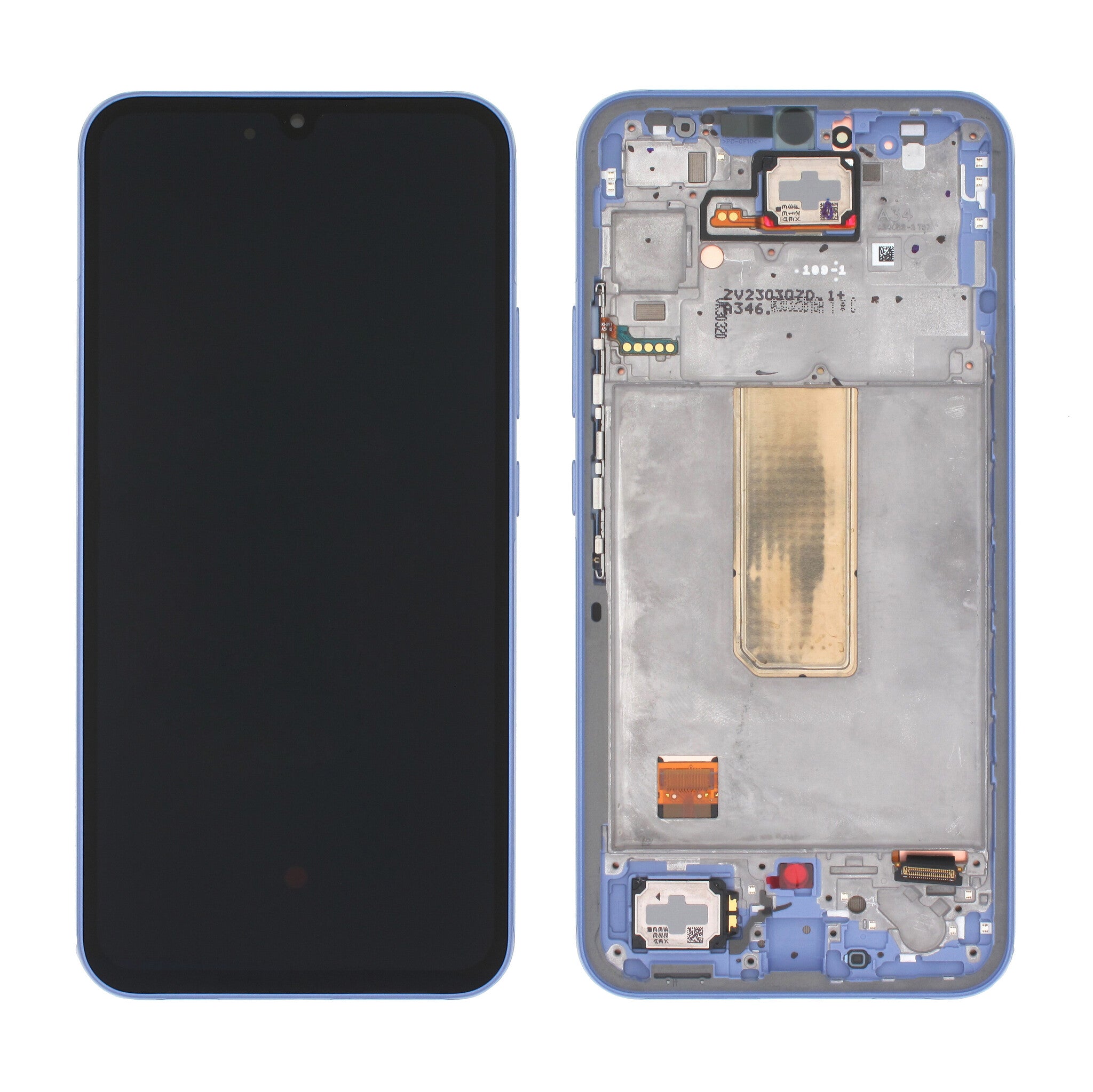 A34 Violet LCD with Frame — GH82-31200D