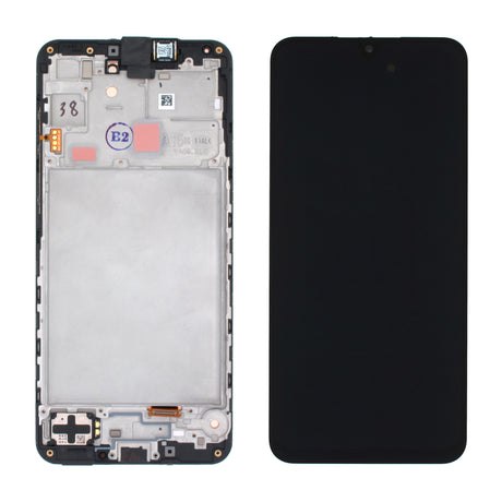 Samsung Galaxy A16 5G (SM-A166B) Complete LCD with Frame in Black — Service Pack (SVC) [GH82-36143A]