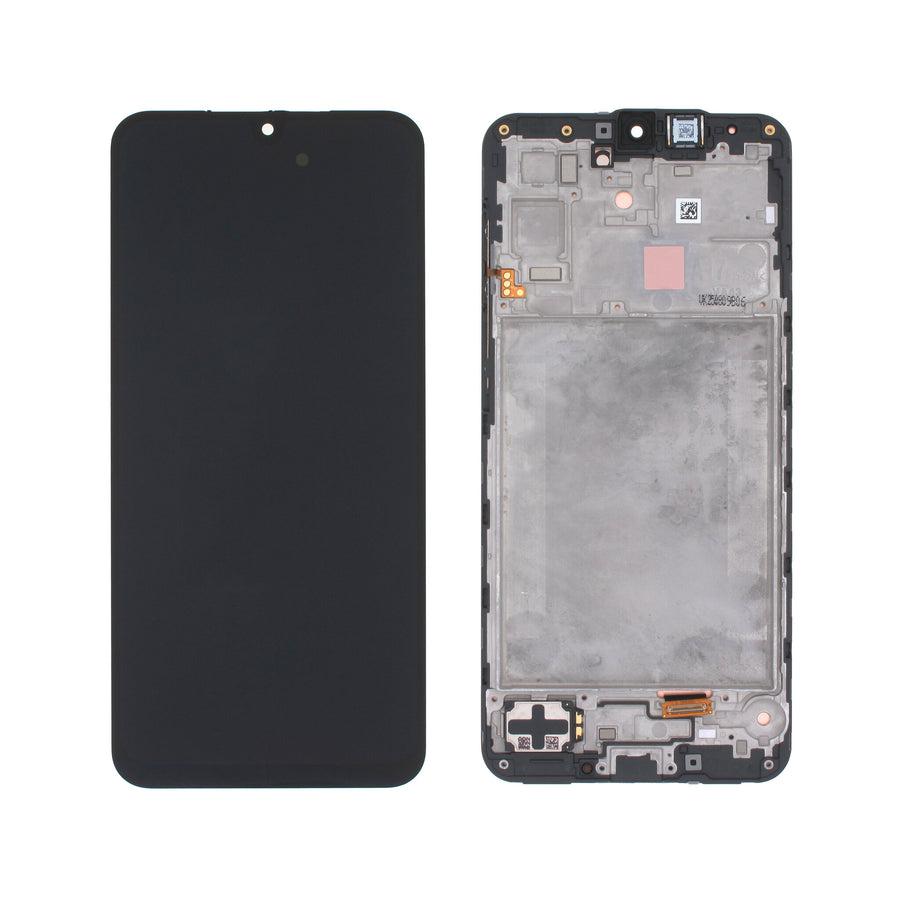 Samsung Galaxy A17 4G (SM-A175F) Complete LCD with Frame in Black — Service Pack (SVC) [GH82-38527A]