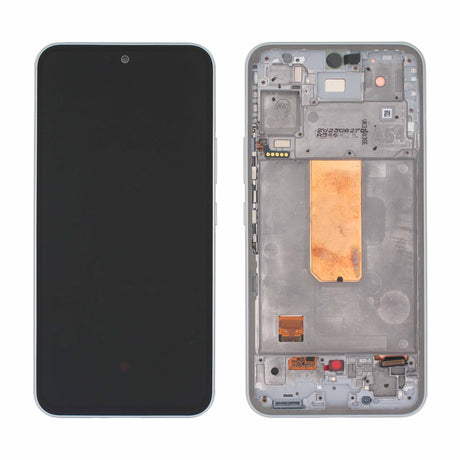 Samsung Galaxy A54 (SM-A546B) Complete LCD with Frame in White — Service Pack (SVC) [GH82-31231B]