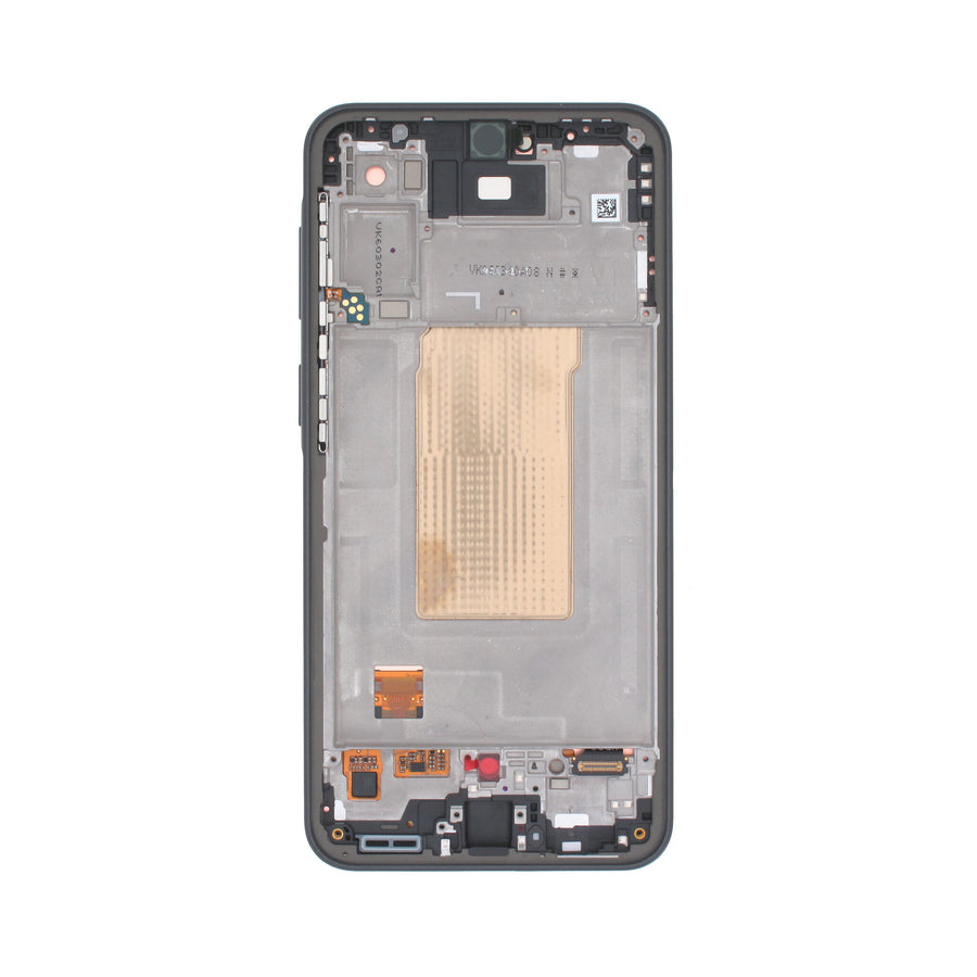 Samsung Galaxy A37 (SM-A376B) Complete LCD with Frame in Grey — Service Pack (SVC) [GH82-39232A]